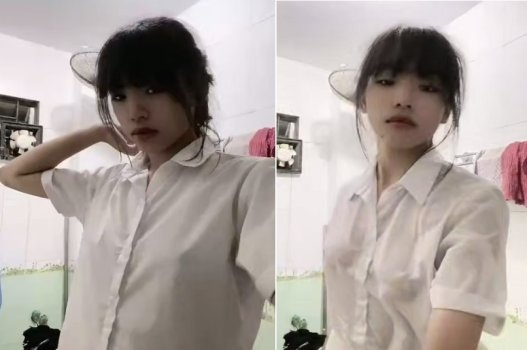 Chịch nữ sinh khoe cặp ngực bự tròn trịa - sex vn